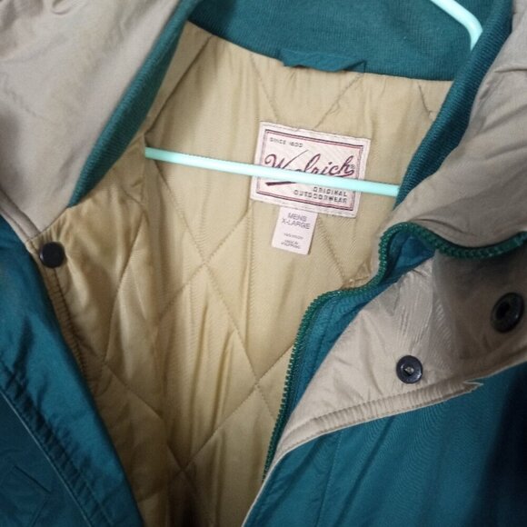 Vintage WOOLRICH quilted puffer style jacket parka coat mens XL - cr - Picture 4 of 5